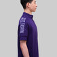 Men's Artist Fashion Short-Sleeve Zip-Up - Royal Purple