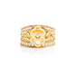 Mongolian Bowls Ring Gold 9