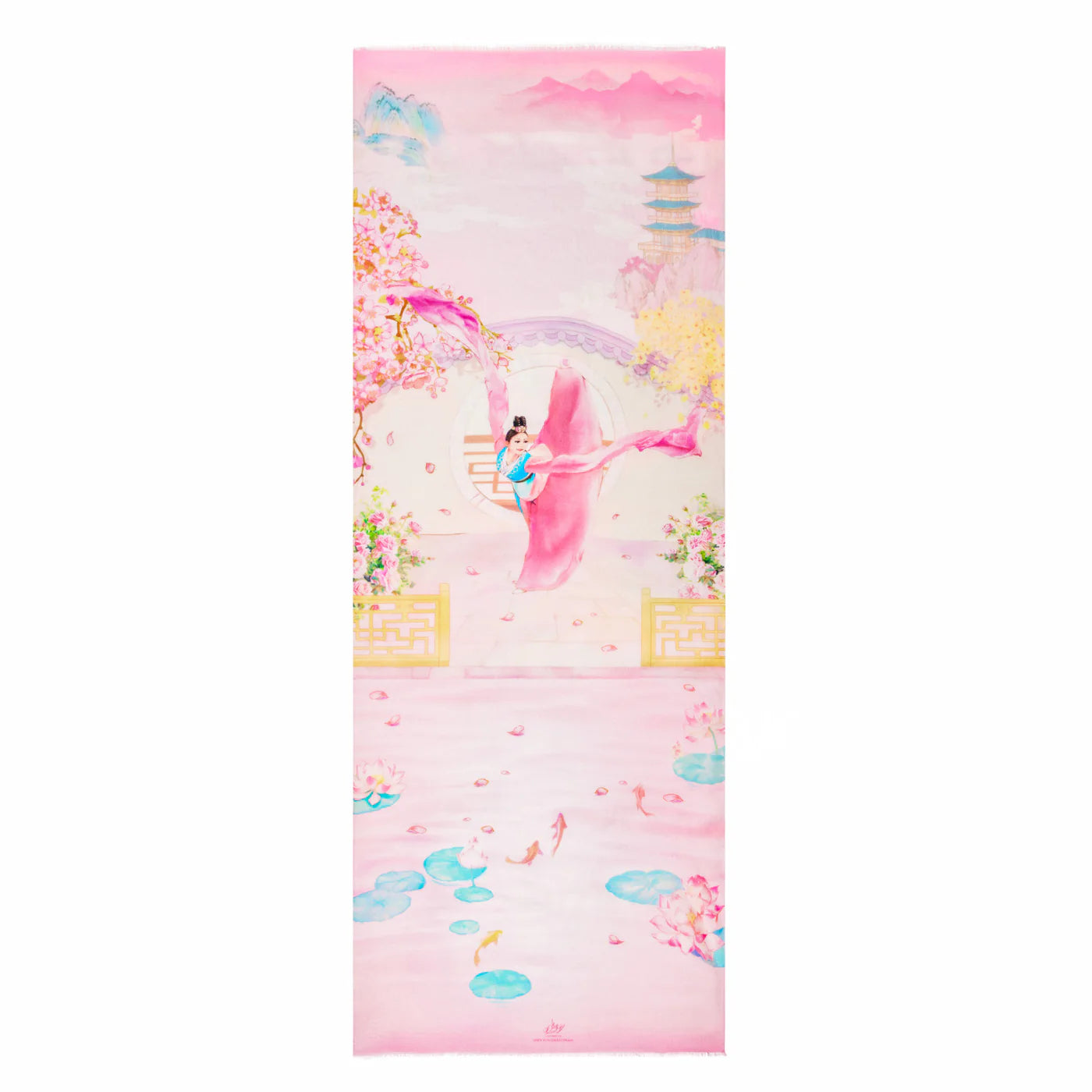 Lady of the Courtyard Long Scarf