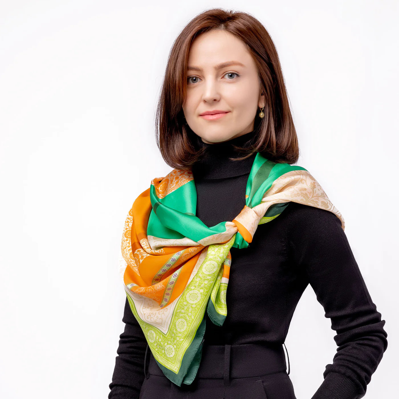 Tang Dynasty Grace Silk Scarf