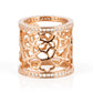 Tang Flower Scarf Ring - Rose Gold.