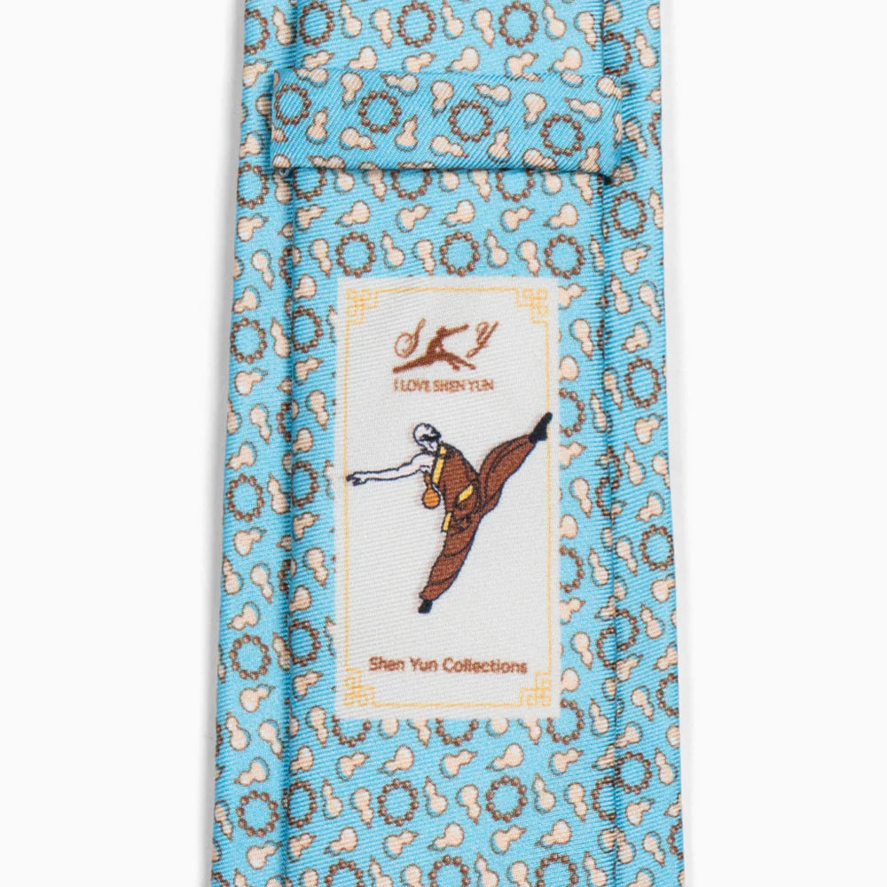 The Heroic Lu Zhishen Tie - Light Blue