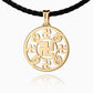 Leather Cord Chain with 18kt Yellow Gold Clasp