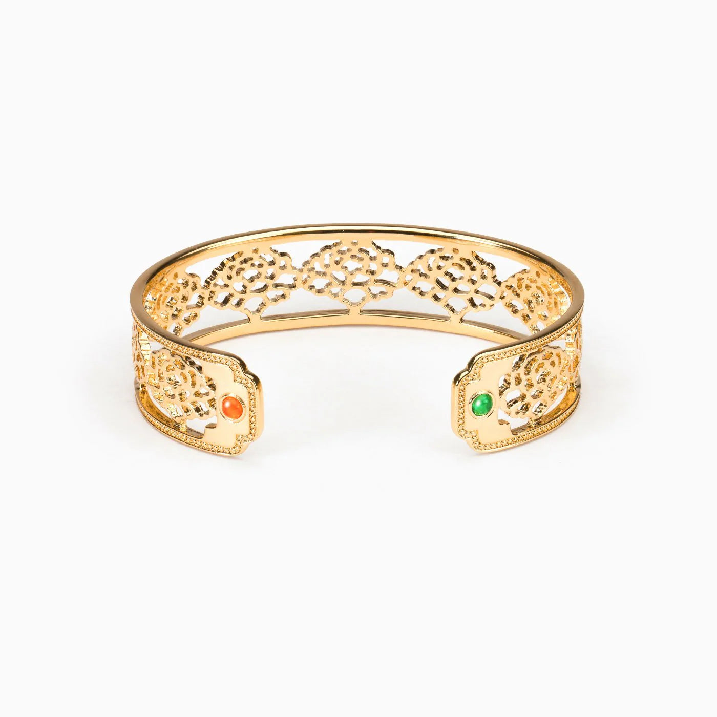 Tang Flower Bracelet Cuff