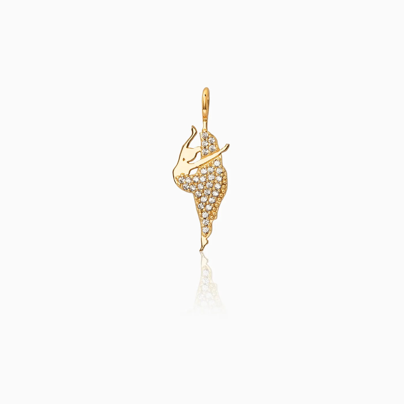 Joyous Dancer Charm - Gold