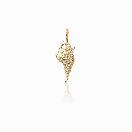 Joyous Dancer Charm - Gold