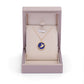 Divine Grace  Pendant - 18kt Yellow Gold with Lapis