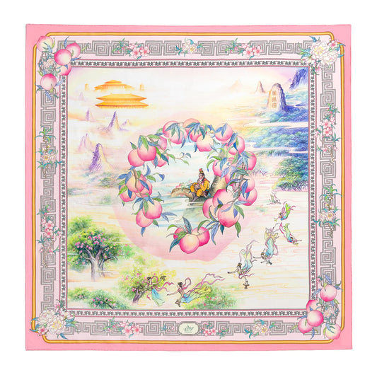 The Peaches of Immortality Scarf