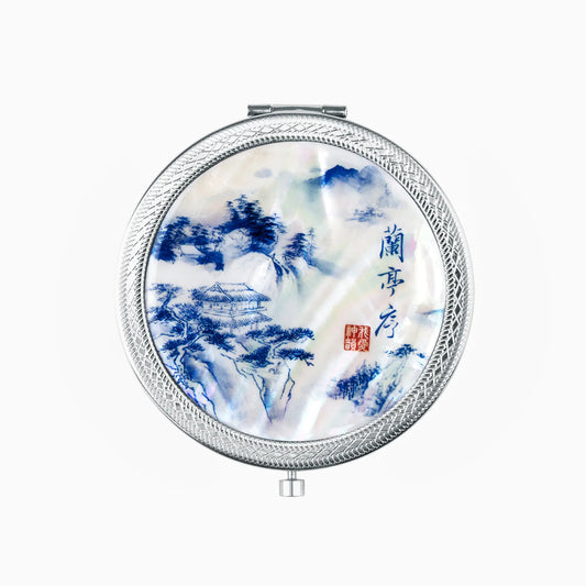 Poets of the Orchid Pavilion Compact Mirror